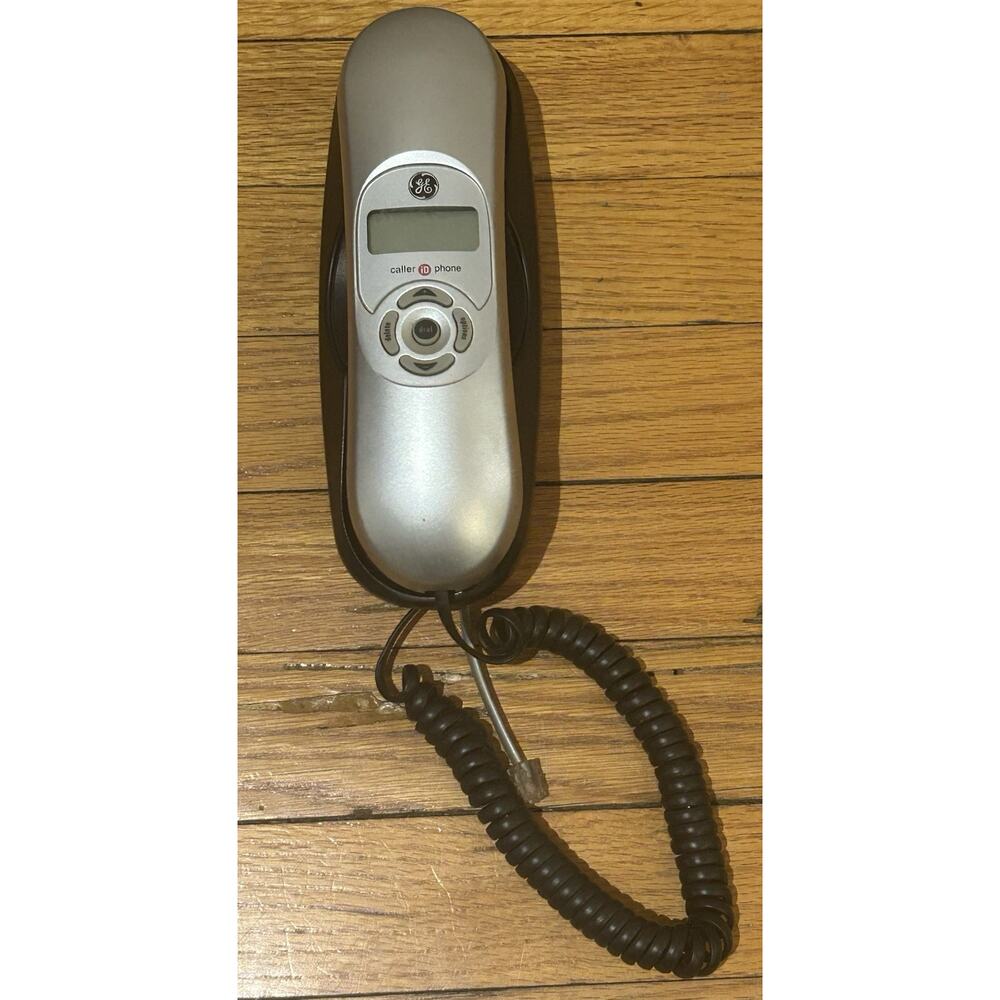 GE 29267GE3-B Caller ID Corded Land Line Phone (Silver & Black)